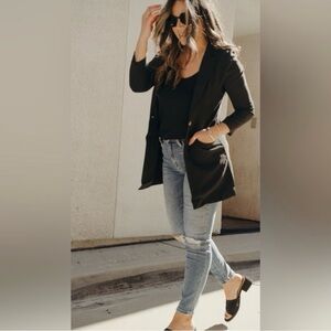 NWOT Carly Jean Los Angeles Weston Blazer in Black